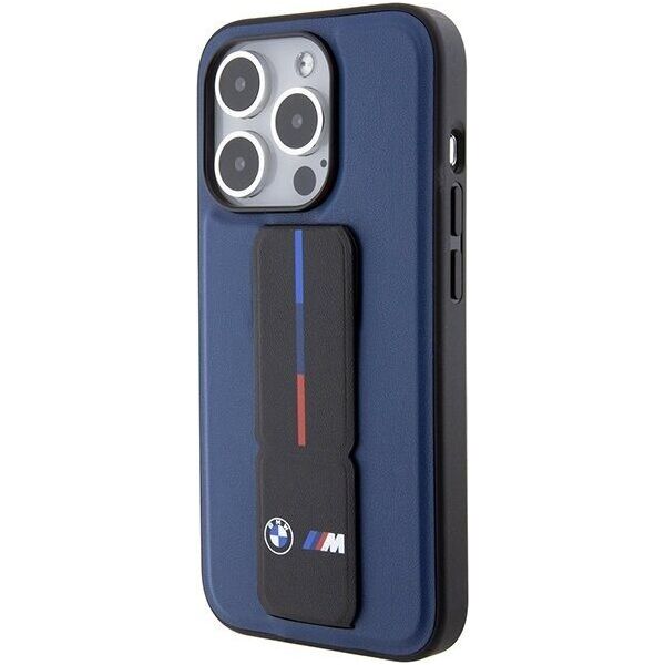 BMW BMW BMHCP15LGSPBIV iPhone 15 Pro 6.1" granatowy/navy hardcase M Grip Stand Bicolor NoSize