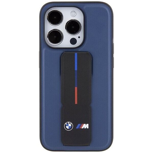 BMW BMW BMHCP15LGSPBIV iPhone 15 Pro 6.1" granatowy/navy hardcase M Grip Stand Bicolor NoSize