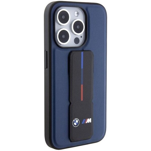 BMW BMW BMHCP15LGSPBIV iPhone 15 Pro 6.1" granatowy/navy hardcase M Grip Stand Bicolor NoSize