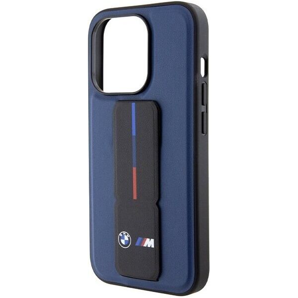 BMW BMW BMHCP15LGSPBIV iPhone 15 Pro 6.1" granatowy/navy hardcase M Grip Stand Bicolor NoSize