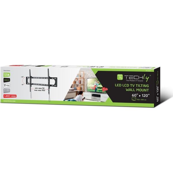 Techly Bardzo Mocny Uchwyt do Telewizora 60-120"