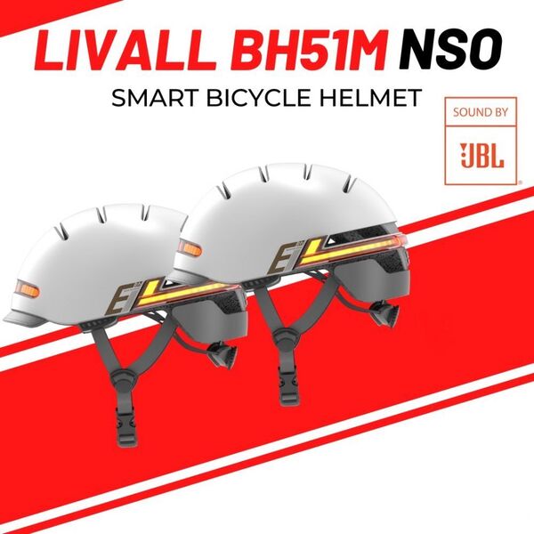 Livall Livall Kask Miejski Livall BH51M NSO Sound by JBL Bluetooth LED L