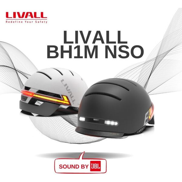 Livall Livall Kask Miejski Livall BH51M NSO Sound by JBL Bluetooth LED L