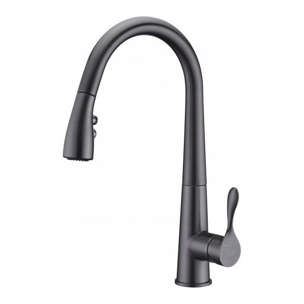 Bateria kuchenna Blue Water Kitchen faucet with pull-out hose Blue Water Stabili, graphite color