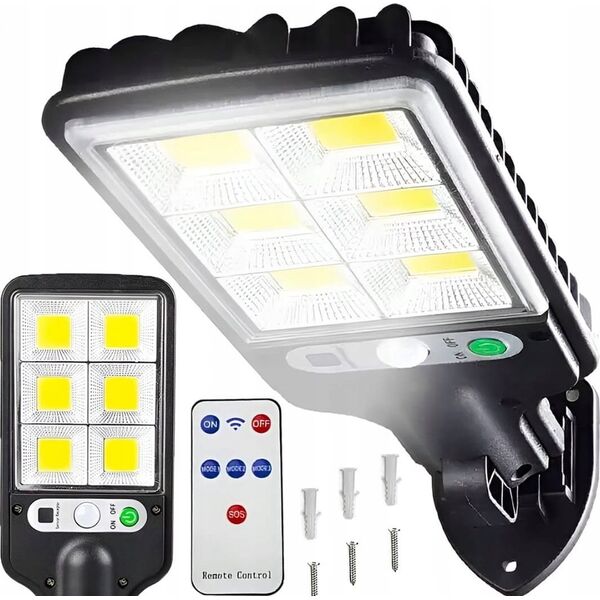Blow 67-495# Lampa uliczna solarna 3 reflektory + czujnik