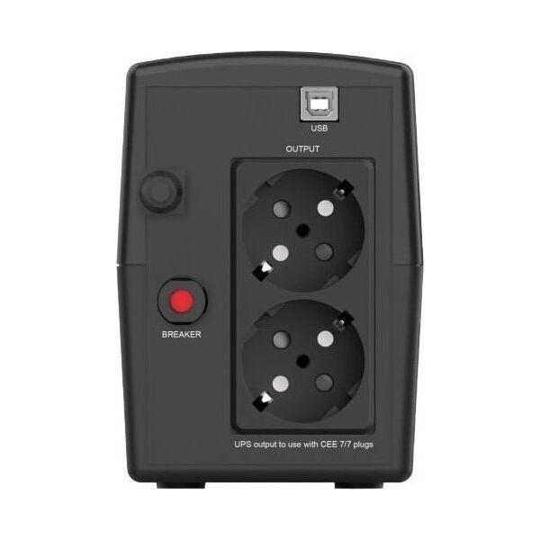 UPS Infosec Zasilacz awaryjny UPS 1000VA 500W 9Ah 2x FR/Schuko