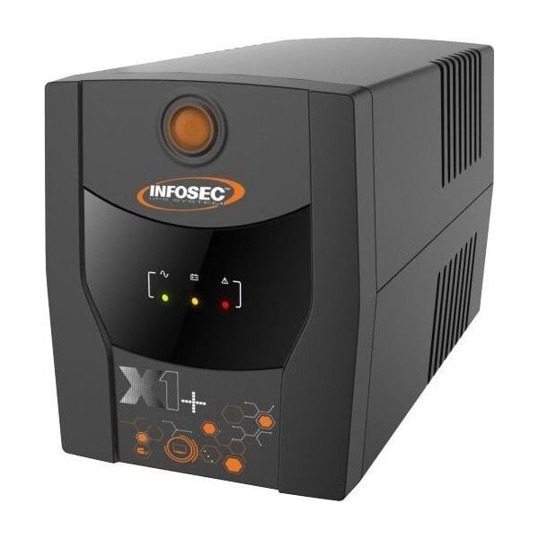 UPS Infosec Zasilacz awaryjny UPS 1600VA 900W 2x 9Ah 4x FR/Schuko