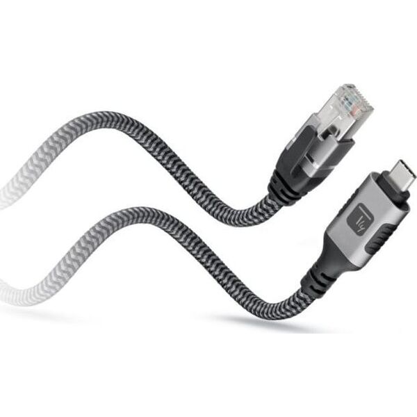 Techly Kabel sieciowy USB-C na Gigabit Ethernet RJ45 3m