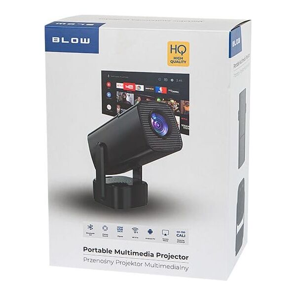 Projektor Blow 79-704# Projektor przenośny blow androidtv hd +etui