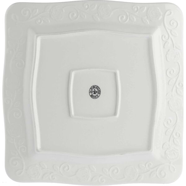 La Porcellana Bianca FLORENTINA Zestaw 6 talerzy kwadratowych 26.5 cm