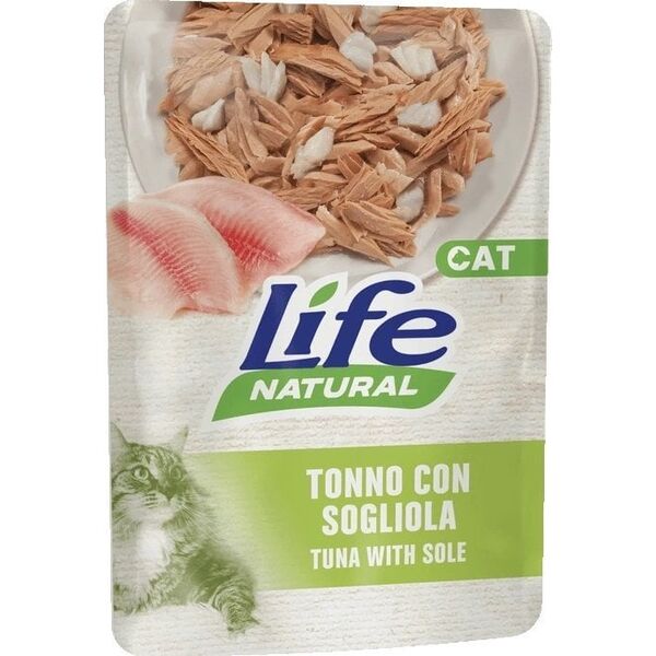 LIFE CAT sasz.70g TUNA + SOLE /30