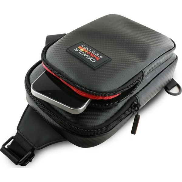 Red Bull Carbon Crossbody Phone Bag Black
