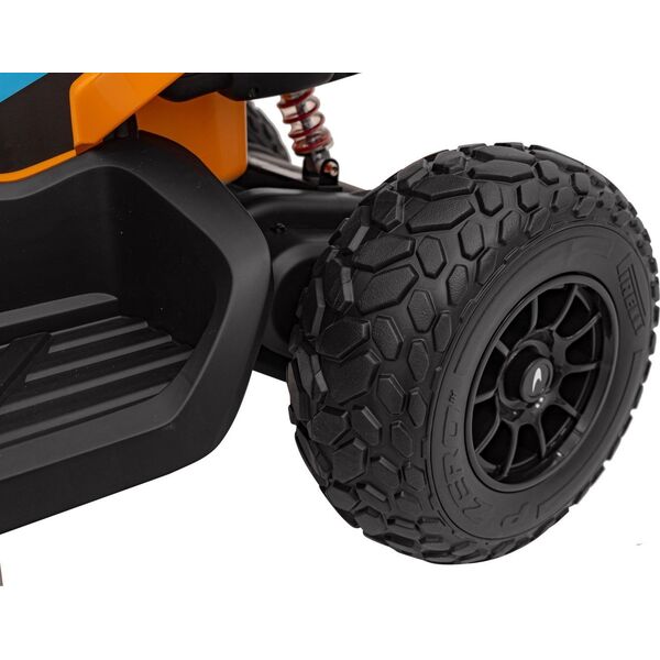 Quad McLaren Racing MCL 35 dla dzieci Pomarańczowy + Pilot + Wolny Start + EVA + Audio LED