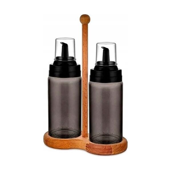 KPL. POJEMNIKÓW OLIWA & OCET 2x 245 ml. EXCLUSIVE BLACK PEARL