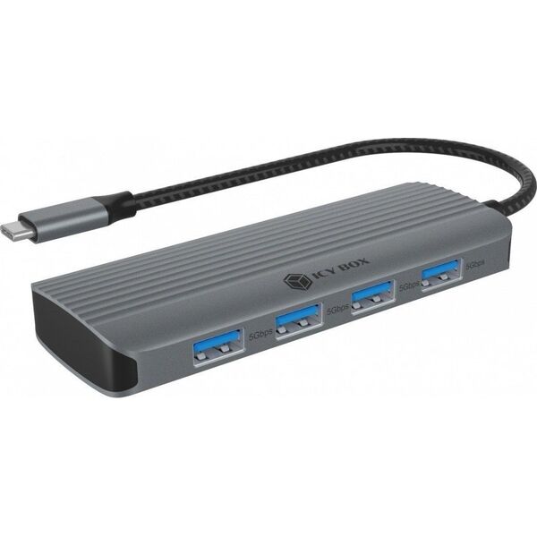 IcyBox Stacja dokująca IB-DK4022a-CPD 6w1, HDMI,USB,PD