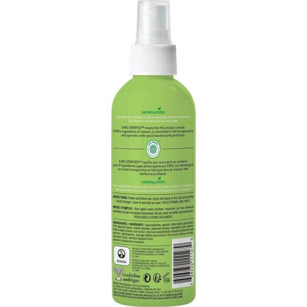 Attitude Attitude, Spray do rozczesywania włosów, Arbuz i Kokos, 240 ml