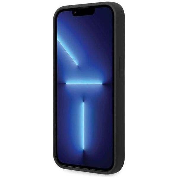 BMW BMHCP15LSILBK iPhone 15 Pro 6.1" czarny/black Silicone Metal Logo
