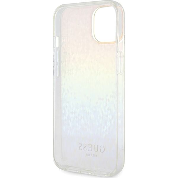 Guess GUHCP15SHDECMI iPhone 15 / 14 / 13 6.1" wielokolorowy hardcase IML Faceted Mirror Disco Iridescent