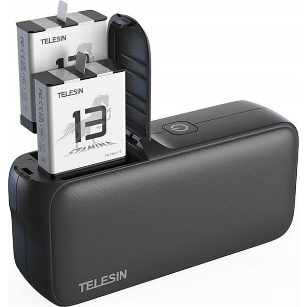 Φορτιστής Usb Type-c Usb-c + Powerbank 10 000 Mah Για Gopro Hero 13 Black / S0-pb-01-tgp