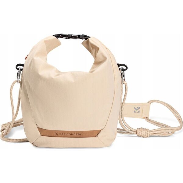 Τσάντα Φωτογραφική Crossbody Sling Για Κάμερα Τηλέφωνο K&F 5l / Kf13.168v1 / Μπεζ