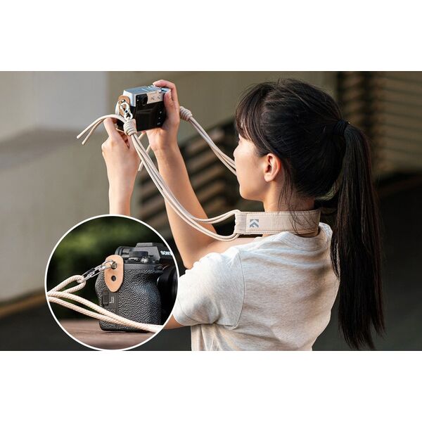 Τσάντα Φωτογραφική Crossbody Sling Για Κάμερα Τηλέφωνο K&F 5l / Kf13.168v1 / Μπεζ
