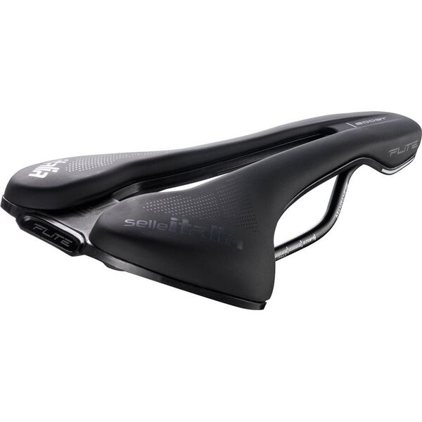 Selle Italia Σέλα SELLE ITALIA FLITE BOOST SUPERFLOW TM L (id match - L3) Manganese Tube 7, soft-tek, μαύρο (NEW)