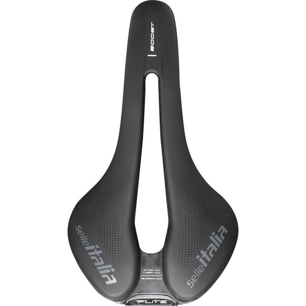 Selle Italia Σέλα SELLE ITALIA FLITE BOOST SUPERFLOW TM L (id match - L3) Manganese Tube 7, soft-tek, μαύρο (NEW)