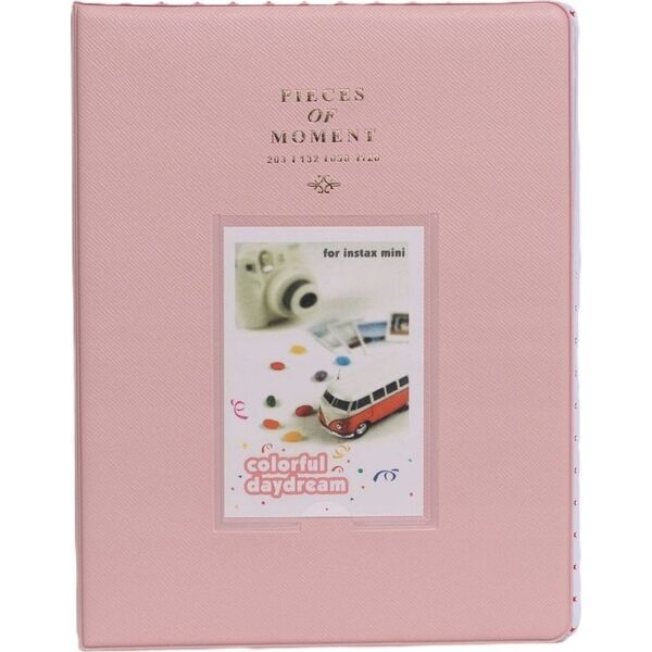 Άλμπουμ Φωτογραφιών 128 Για Fujifilm Instax Mini 9 12 40 11 9 8 Evo Liplay Link / Ροζ