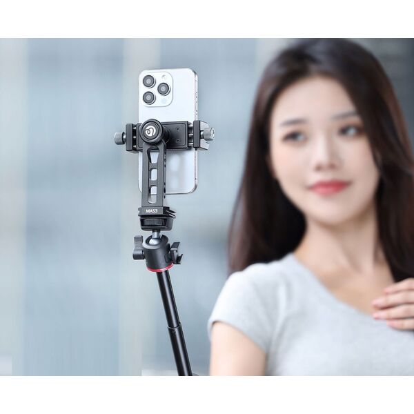 Uchwyt na Statyw 360s 2x ISO 1/4 3/8 Arca Swiss UKA na Telefon / ULANZI MA53
