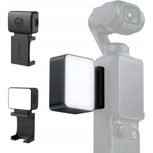 Mini Mała Lampa Diodowa LED IPX4 2W Ulanzi do Kamery DJI Pocket 3 / LM001