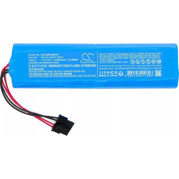 Akumulator Bateria typu R2416-4S2P-XDEV do Dreame X 40 X40 Master RLX73CE / CS-DRX400VX