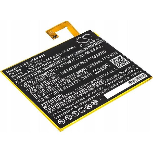Akumulator Bateria typ L18D1P32 do Lenovo Smart Tab M10 TB-X605F X605 X605C / CS-LVX605SL