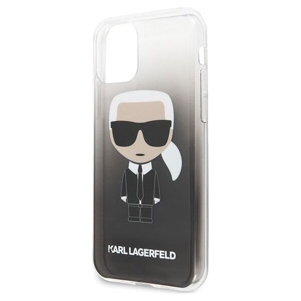 Karl Lagerfeld Karl Lagerfeld iPhone 11 Pro KLHCN58TRDFKBK czarny hard case Gradient Iconic Karl