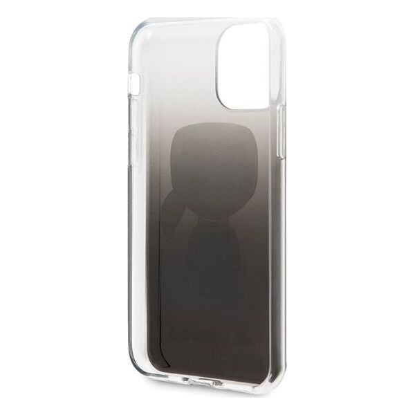 Karl Lagerfeld Karl Lagerfeld iPhone 11 Pro KLHCN58TRDFKBK czarny hard case Gradient Iconic Karl