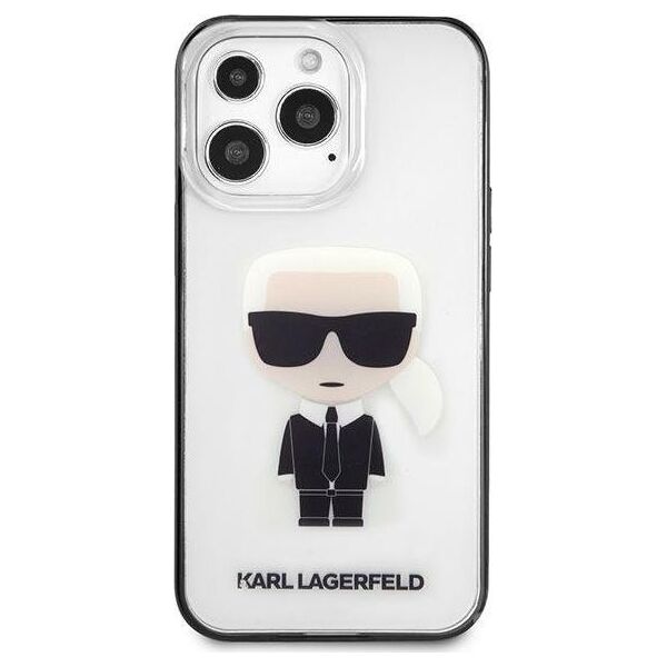 Karl Lagerfeld Etui Karl Lagerfeld KLHCP13LHIKCK Apple iPhone 13 Pro transparent Ikonik Karl