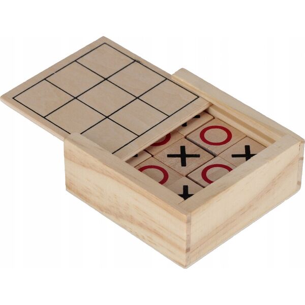 Παιχνίδι τρίλιζα ξύλινο Mega Creative κύβος 8x8x3 MC WOOD 200