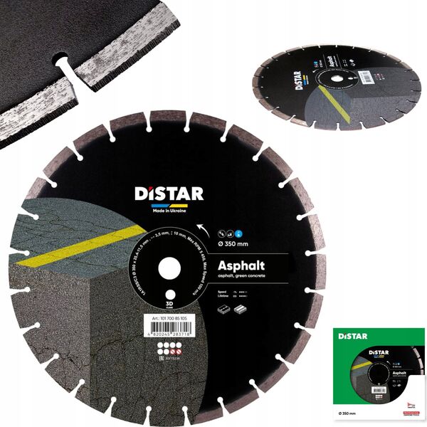 DISTAR DIAMOND BLADE ASPHALT 350 x 3.5/2.5 x 25.4mm
