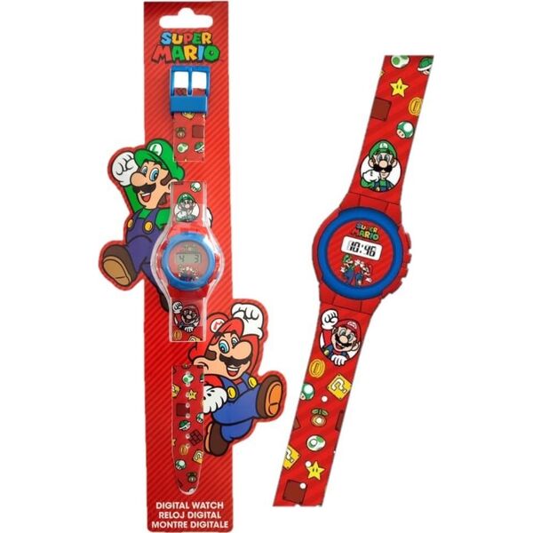Kids Euroswan Zegarek cyfrowy KE02 ECO ( bez plastikowego opakowania) Super Mario GSM4234 Kids Euroswan