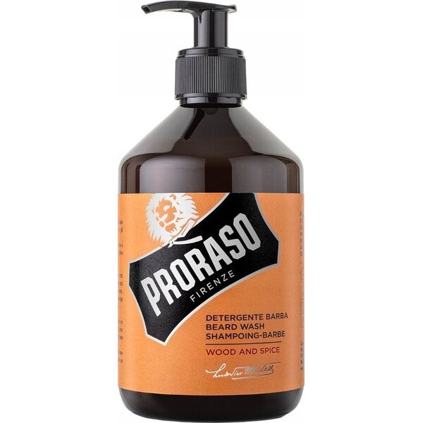 Proraso Wood & Spice Beard Wash Σαμπουάν για Γένια, 500 ml
