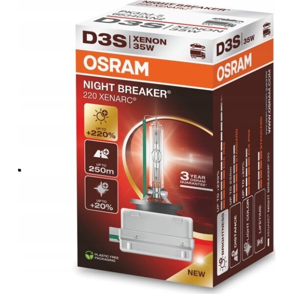 Osram Xenarc Night Breaker 220 - D3S Xenon bulbs