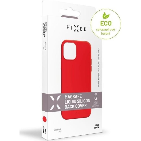 Fixed MagFlow MagSafe Apple iPhone 16E κόκκινο