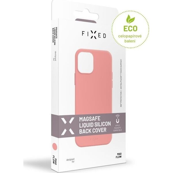 Fixed MagFlow MagSafe Apple iPhone 16E ροζ
