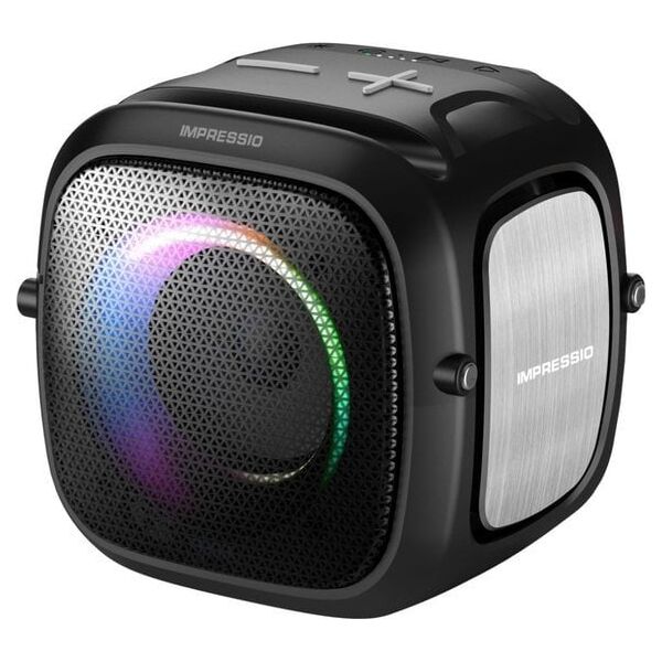 C-TECH αναπαραγωγή Impressio Qubis Mini, Party, 5W, μαύρο