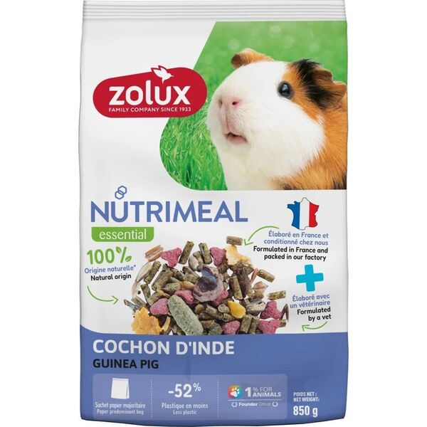 ZOLUX Karma mieszanka dla kawii domowej (świnki morskiej) NUTRIMEAL 4 850g