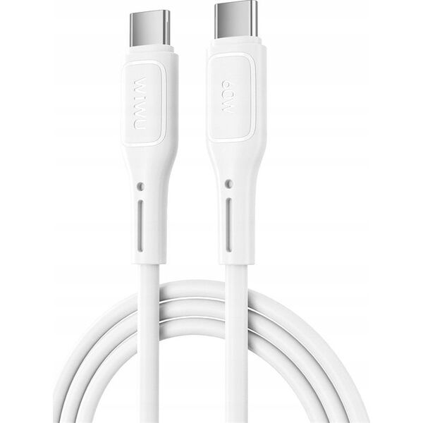 WiWU - Καλώδιο USB σειράς Starlink Wi-C043E USB C σε USB C 30W - λευκό