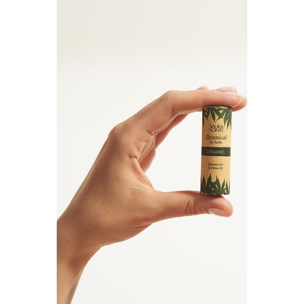EcoSoft, Βάλσαμο για τα χείλη, Botanical Organic, ZERO WASTE, Κάνναβη, 7,2 ml