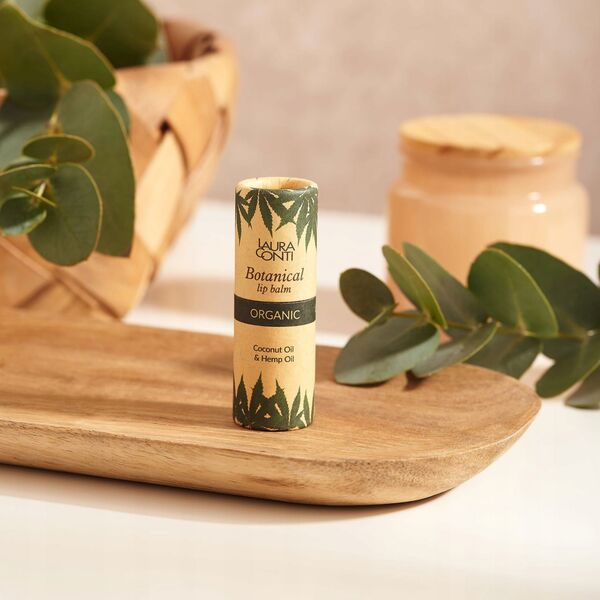 EcoSoft, Βάλσαμο για τα χείλη, Botanical Organic, ZERO WASTE, Κάνναβη, 7,2 ml
