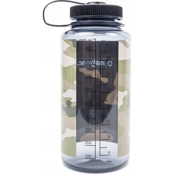 Μπουκάλι Nalgene με Φαρδύ Στόμιο 1L GrayBlack