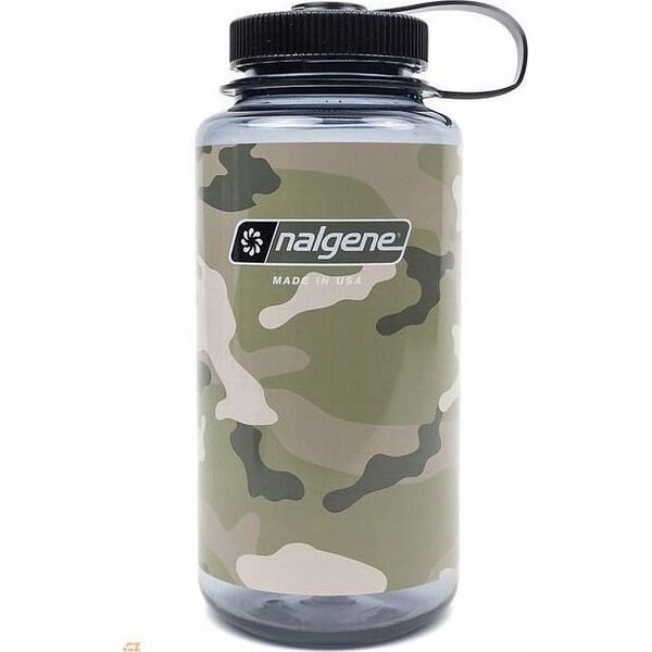 Μπουκάλι Nalgene με Φαρδύ Στόμιο 1L GrayBlack