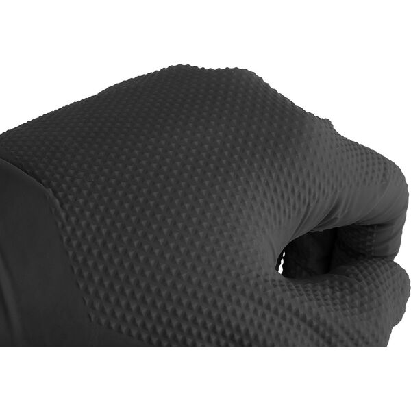 Νιτριλοειδή γάντια SOLID GRIP 50τμχ. μέγεθος XXL μαύρα (10)